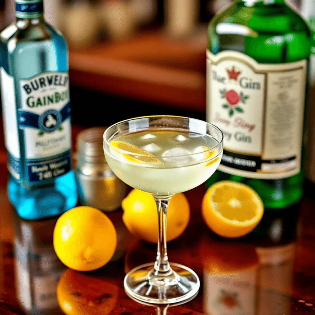 A Dirty Gin Martini Recipe with Ingredients