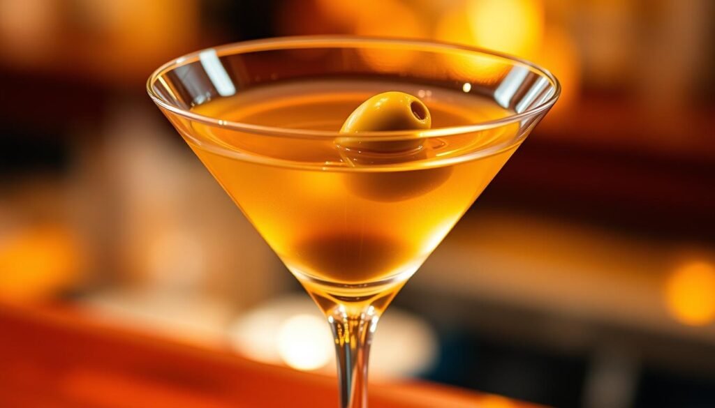Classic dirty martini