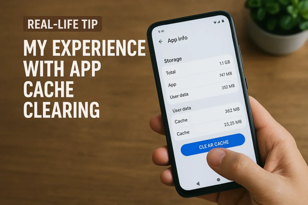 Real-Life Tip: My Experience with App Cache Clearing